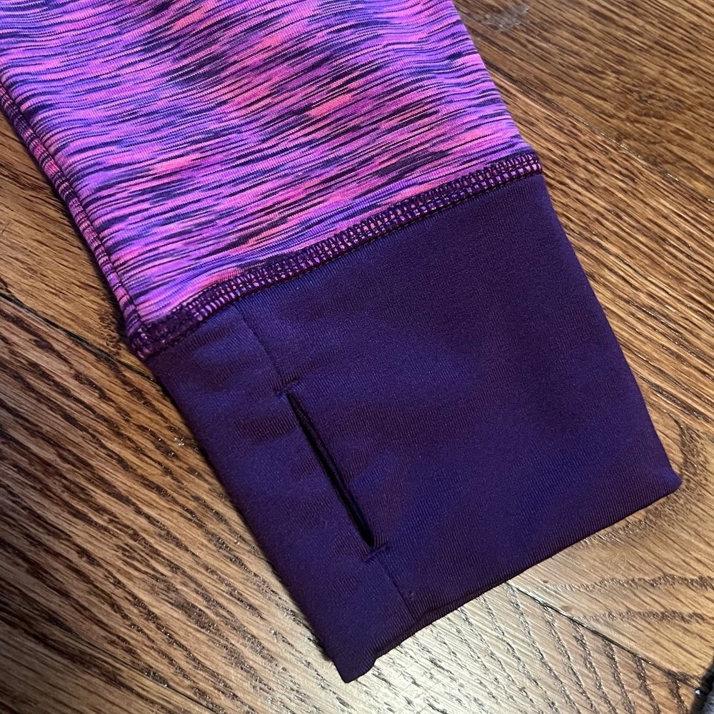 Reebok Pullover Workout Half-Zip Long Sleeve Top … - image 5